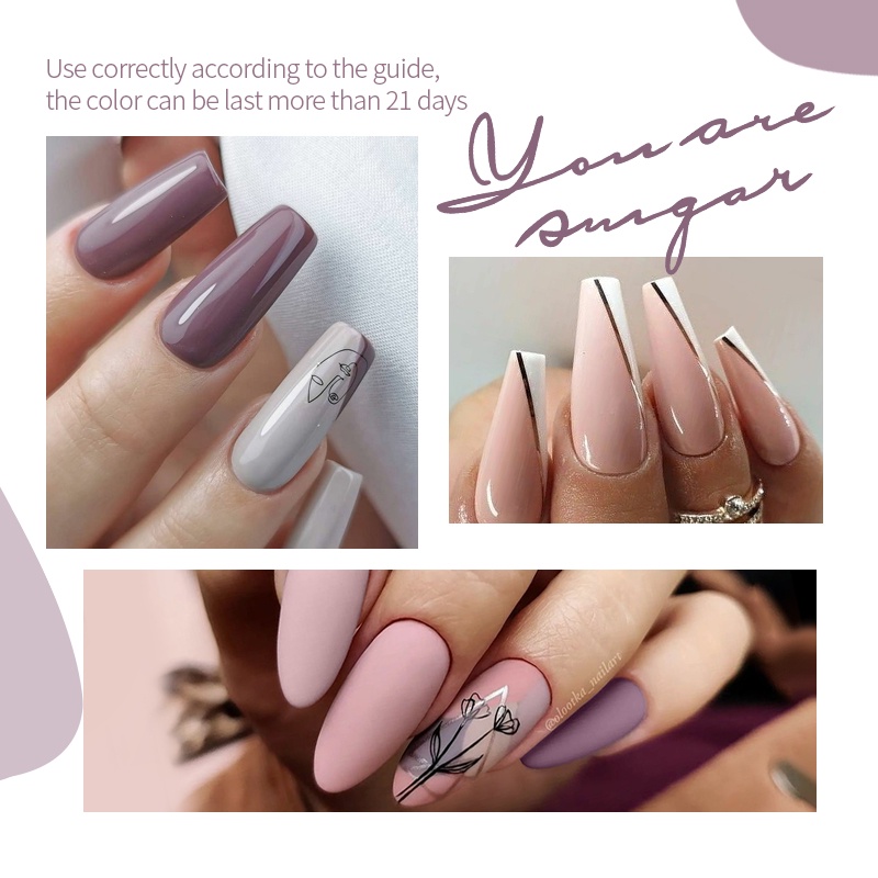 Lọ Gel Sơn Móng Tay Màu Nâu Camel 7.5ml DIY