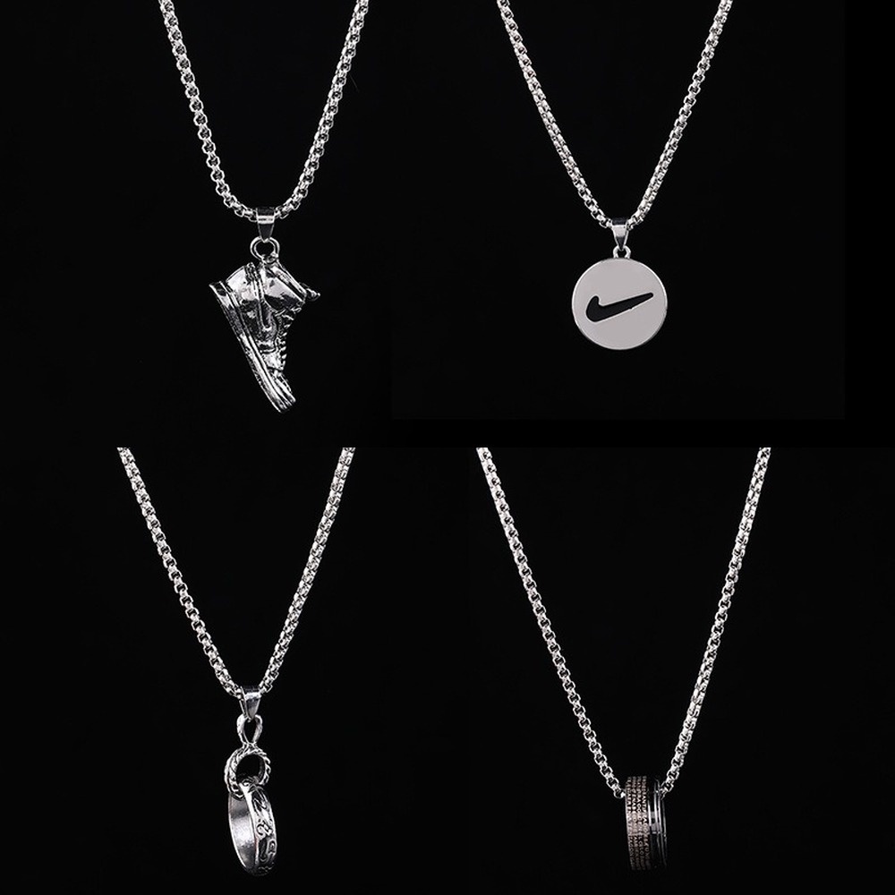 1 Vòng Cổ Mặt Hình Giày Bốt Sáng Tạo Phong Cách Hip Hop Hàn Quốc Cổ Điển Thời Trang Cho Nam Và Nữ