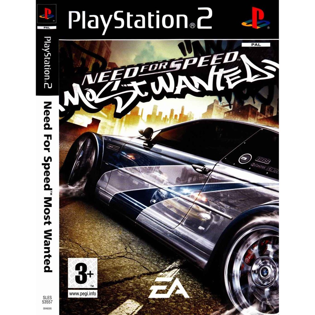 Đĩa Cd Dvd Ps2: Need For Speed Most Wanted