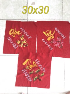 Bộ tranh phúc lộc thọ thêu sẵn