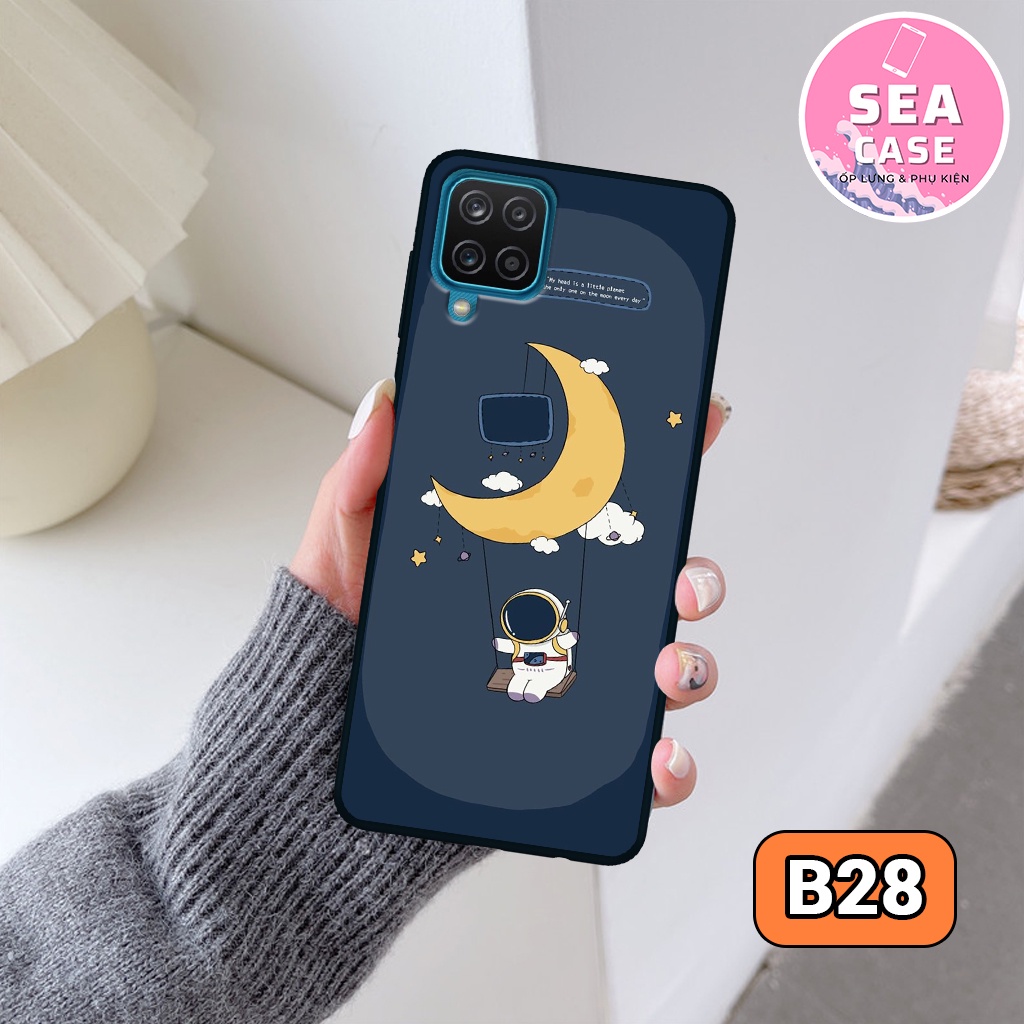 Ốp lưng Samsung A12 - M12 - A22 4G - M22, ốp nhựa chống trầy,chống va đập hình vũ trụ,hoạt hình,phi hành gia