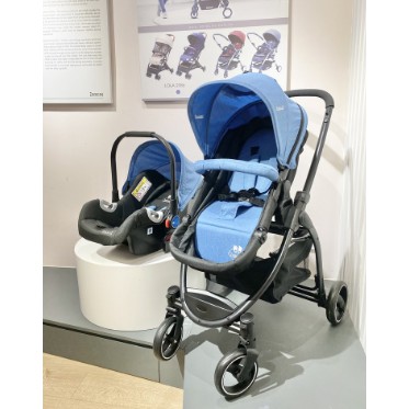 Set xe đẩy + Ghế ngồi ô tô, nôi xách tay cho bé Zaracos Coron 4606