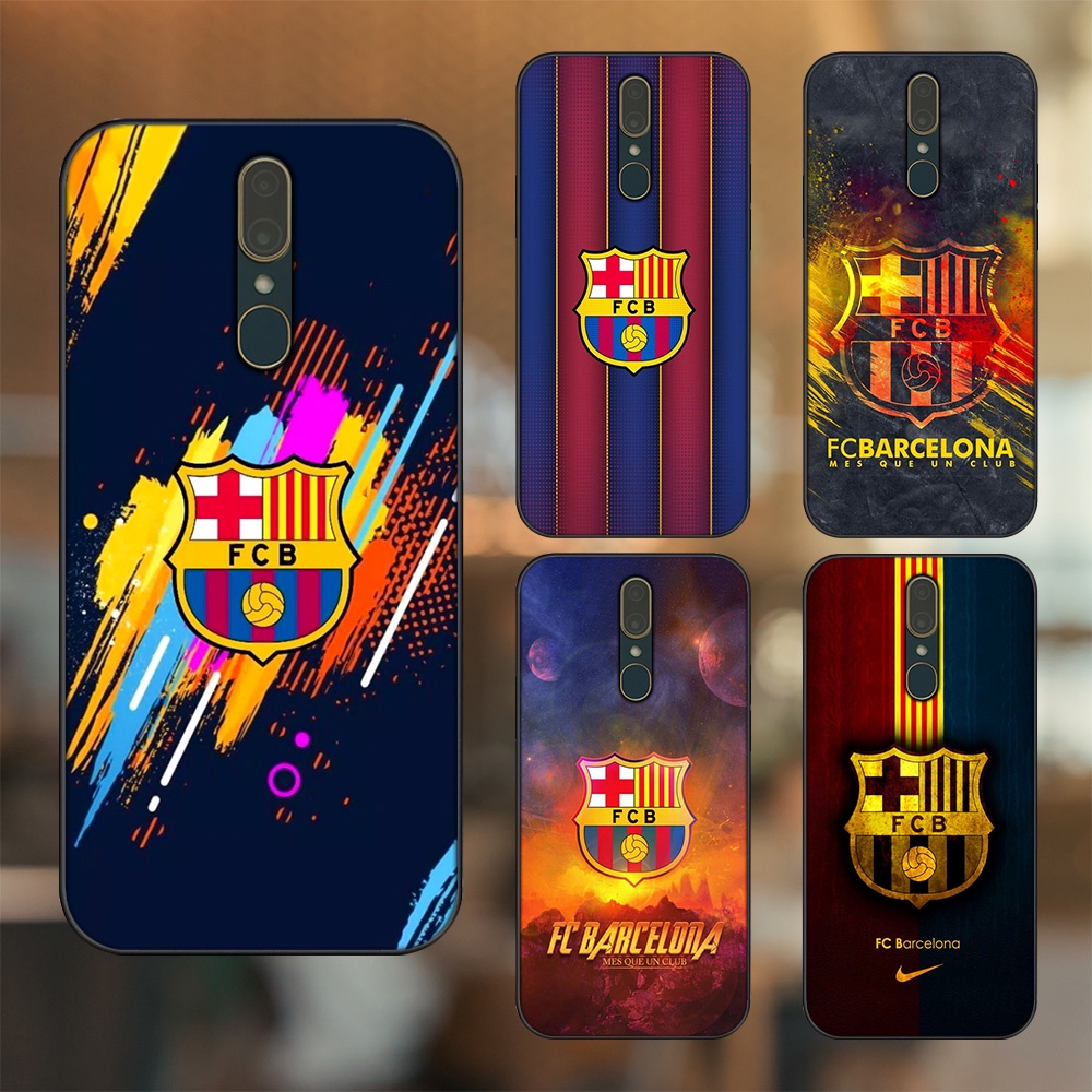 Ốp lưng Oppo F11 viền đen in hình Barcelona Barca