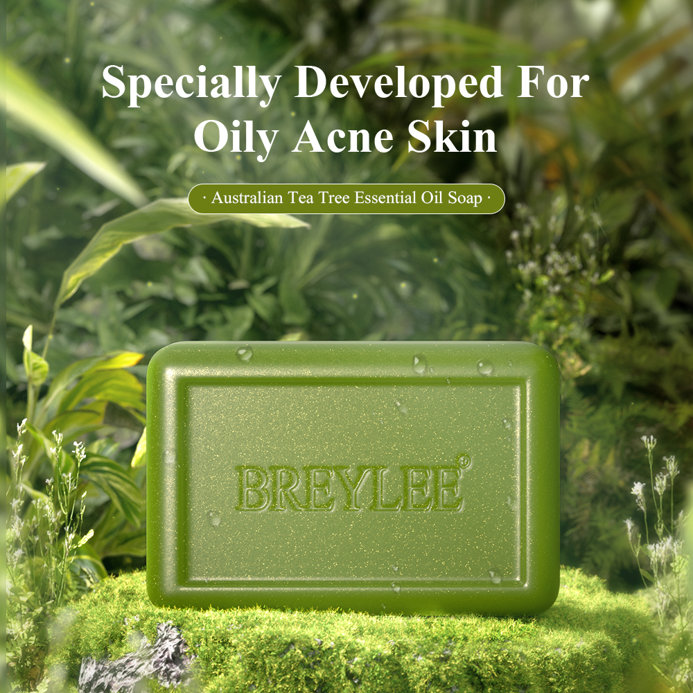 BREYLEE Acne-clearing Soap Bar Acne Removal Oil Control Deep Cleansing Moisturizing Facial Body Dry Skin Care Bath