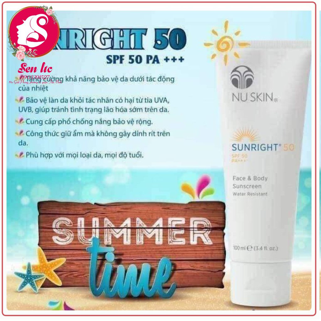 Kem chống nắng spf50 nuskin