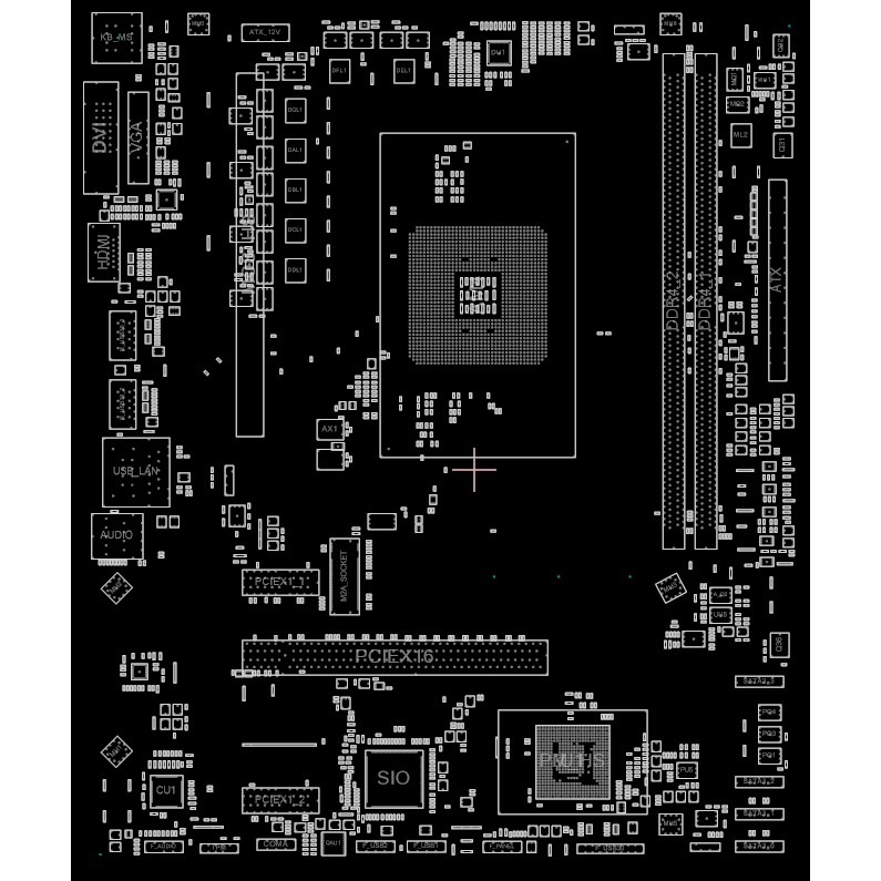 Sơ đồ mạch Boardview GA-B450M GAMING rev 1.0 GA B450M GAMING - Zalo 0328723707