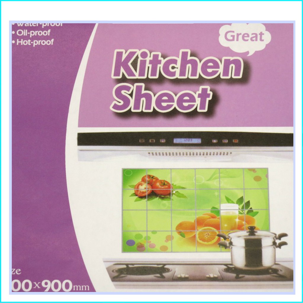 Giấy dán nhà bếp chịu nhiệt cỡ lớn Giá Tốt