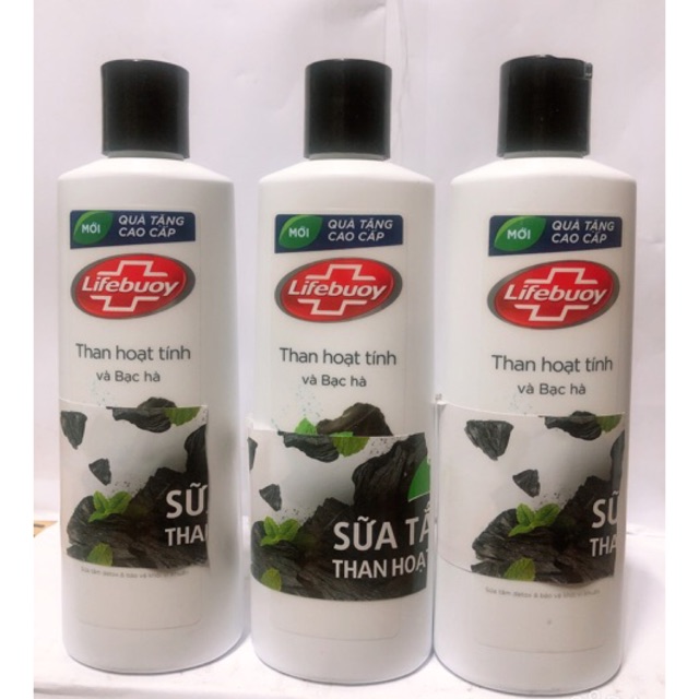 Sữa Tắm Lifebuoy Than Hoạt Tính (200g - hàng khuyến mãi)