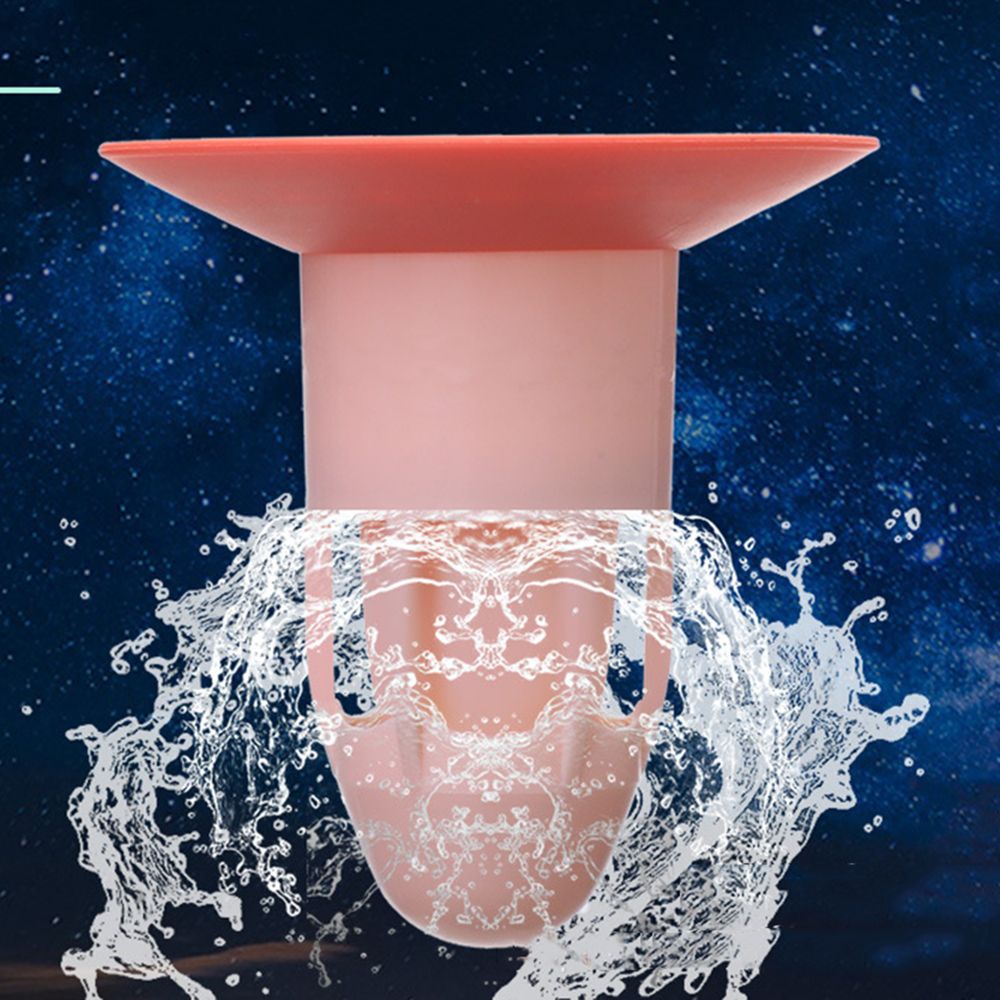 Nắp chặn lỗ thoát nước chống mùi hôi bằng silicone nhiều màu cho nhà tắm/ nhà bếp