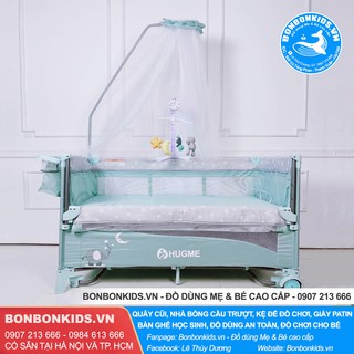 Nôi cho bé đa năng Hugme 8IN1, full tính năng, gấp gọn