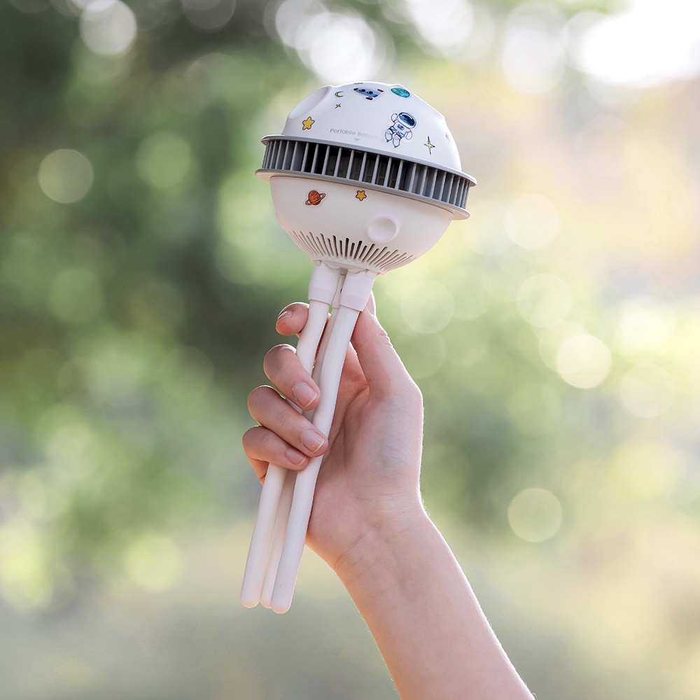 Quạt Điện Làm Mát Mini Cầm Tay Không Dây Sạc Lại Được Dành Cho Đi Du Lịch Ngoài Trời