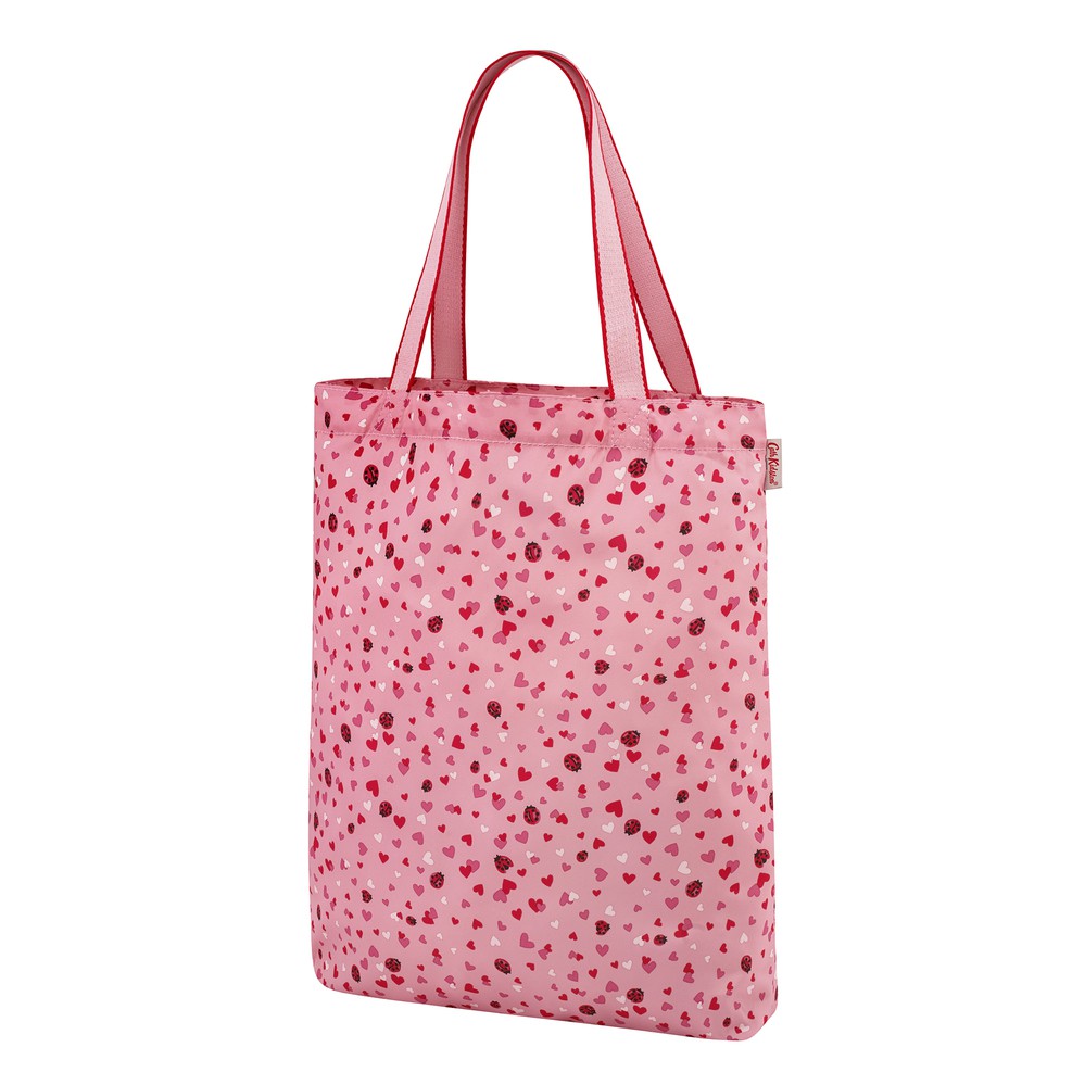 Cath Kidston - Túi Small Foldaway Tote Mini Lovebugs - 984423 - Pale Rose