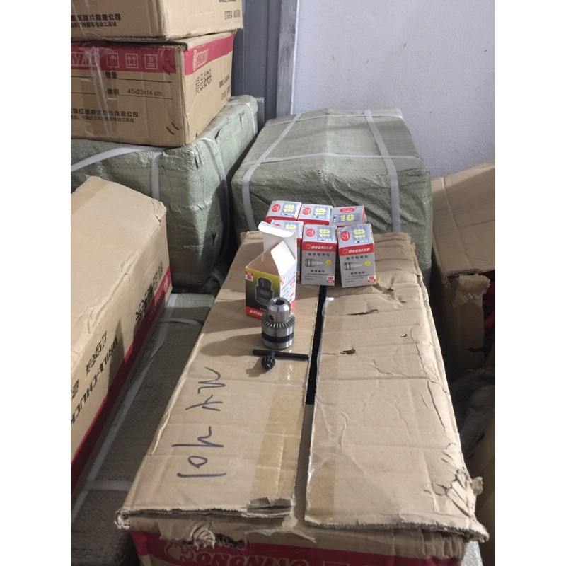 Đầu chuyển đổi máy khoan, đầu chuyển bulong sang khoan 10mm tặng ren ngược