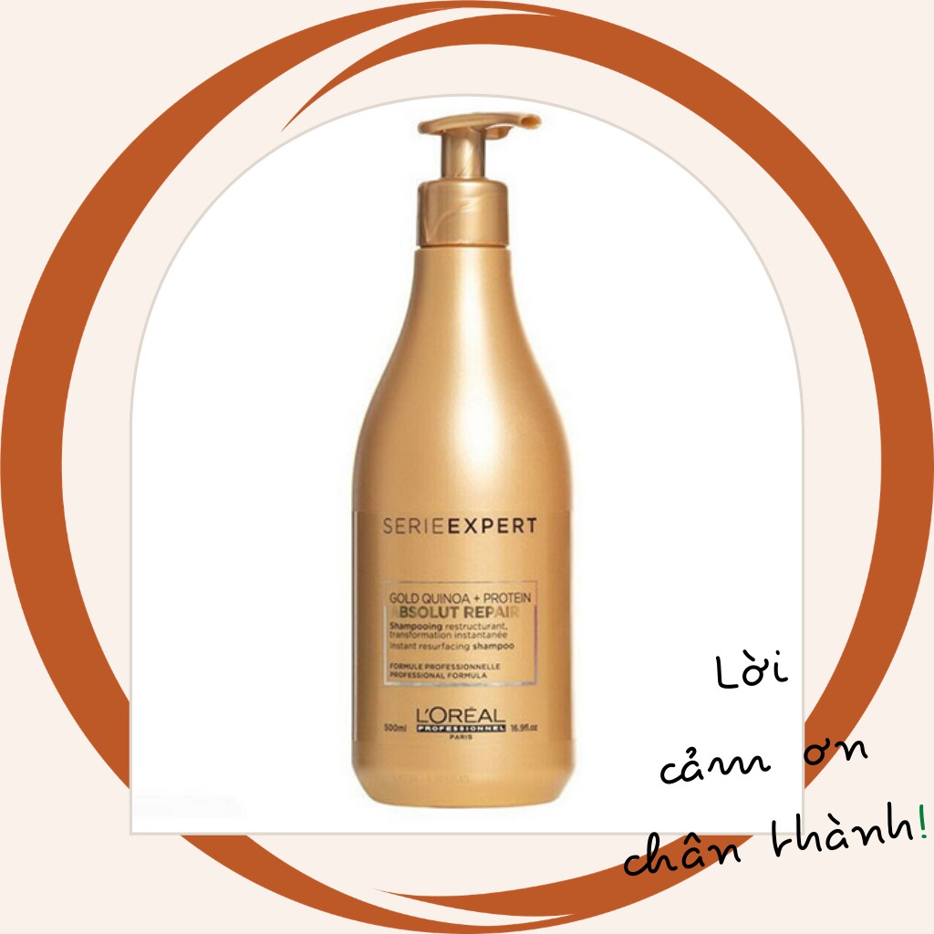 Dầu gội chăm sóc tóc hư tổn LOREAL PROFESSTIONAL Absolut Repair Lipidium