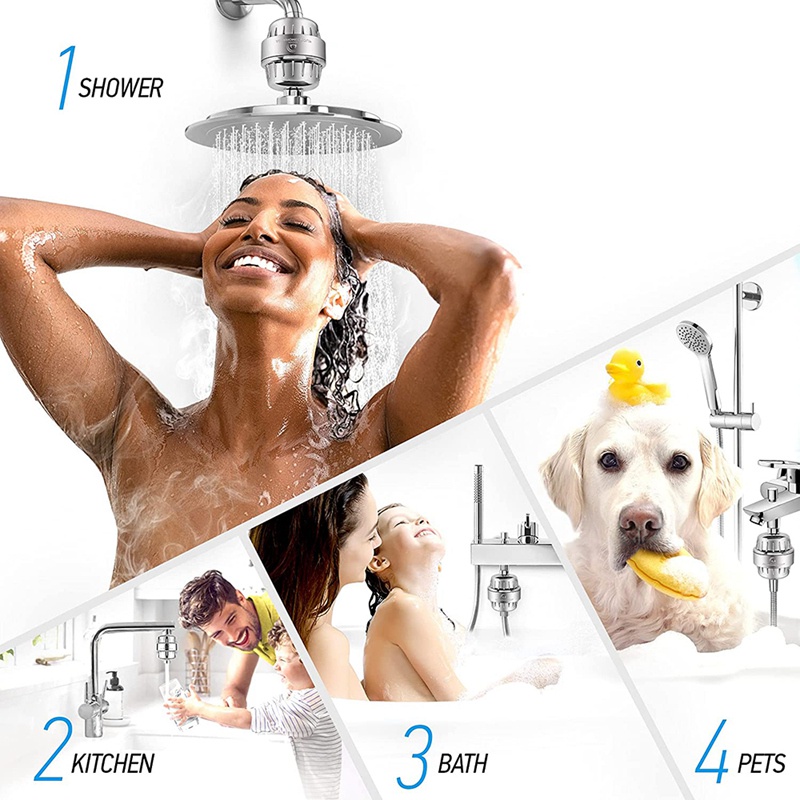 20 Hộp Lọc Nước Thay Thế Cho Vòi Hoa Sen (Không Kèm Khung) Tương Thích Với Bất Kỳ Bộ Lọc Đơn
