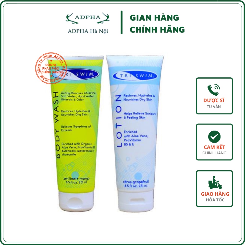 Triswim Body Wash - Sữa tắm chuyên dùng cho người đam mê bơi lội