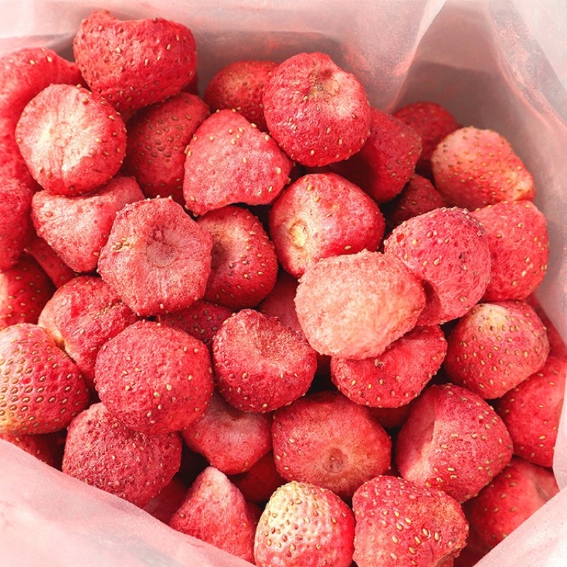 Dâu Tây sấy giòn chua ngọt tự nhiên không đường 50gr-100gr loại đẹp  - đồ ăn vặt
