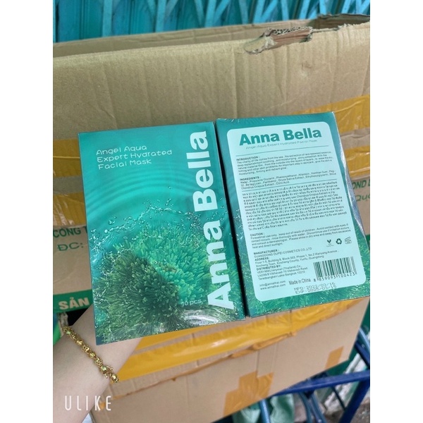HỘP 10  MIẾNG  MẶT NẠ TẢO BIỂN ANNABELLA