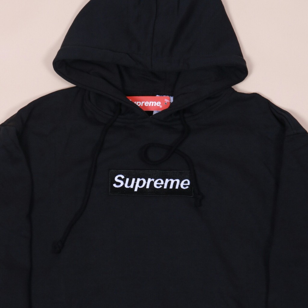 Áo Hoodie Supreme Màu Đen Thời Trang Trẻ Trung