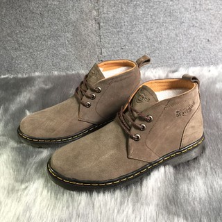 Giày Dr Cổ Lửng Da Lộn