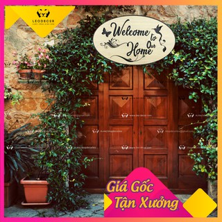 💥💥 Bảng hiệu gỗ welcome decor treo tường trang trí cực đẹp 🔥