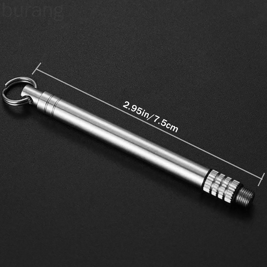 Tăm xỉa răng bằng kim loại kèm ống đựng tiện dụng mang theo du lịch