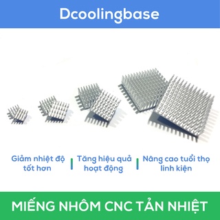 Nhôm tản nhiệt CNC có keo sẵn loại tốt (Màu trắng) - Hàng nhập khẩu