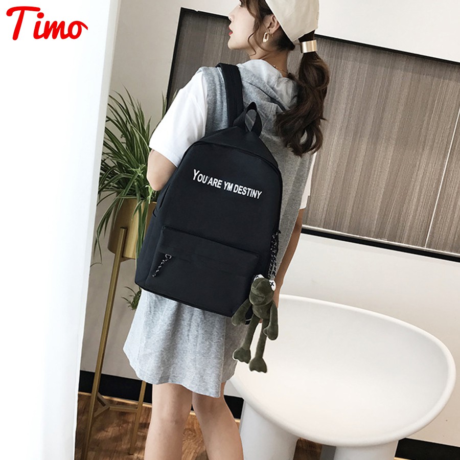 Balo thời trang nam nữ ulzzang đẹp đi học, đi chơi du lịch kiểu dáng basic phong cách  ULZ0022