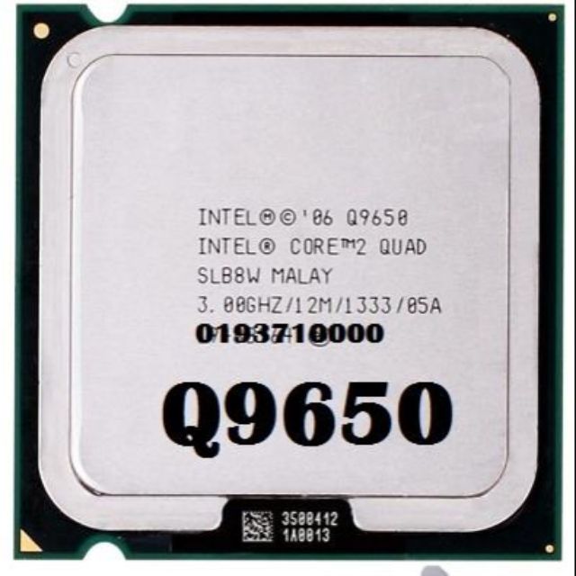 CPU Intel Core 2 Quad Q9650 CPU Intel Core 2 Quad Q9650