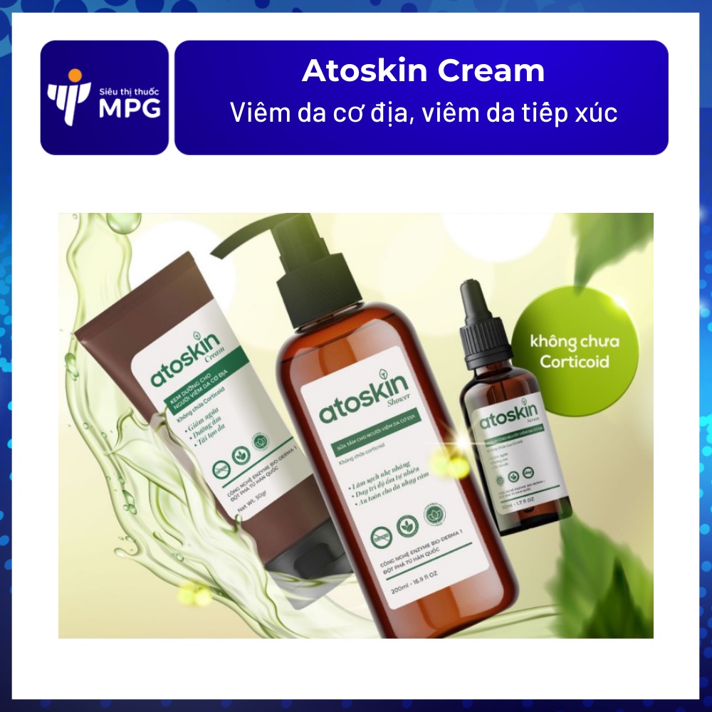 Kem dưỡng Atoskin – Kem dưỡng cho người viêm da cơ địa - mẫu mới 30g