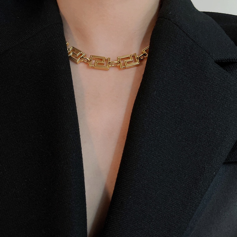 Dây chuyền phong cách hàn quốc 19a1383 đơn giản thời trang cổ điển cho cặp đôi