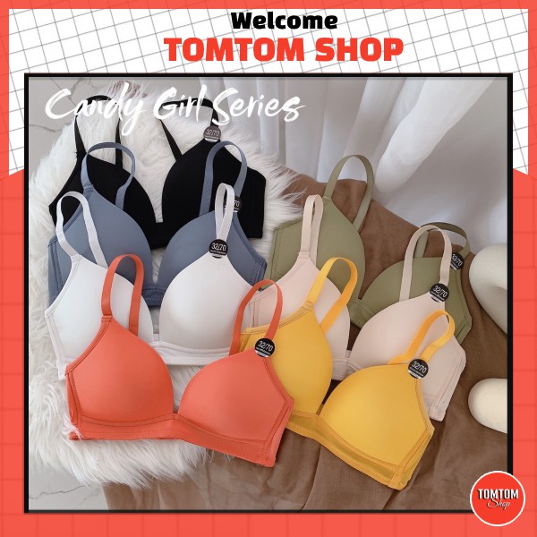 Áo Lót Nữ Đúc Su Trơn Nâng Ngực Không Gọng Đệm Mỏng AL15