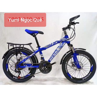 Xe đạp trẻ em size 20 Henba Thắng đĩa, líp đề, phuộc nhún