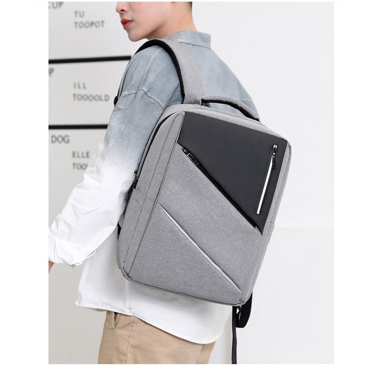Balo văn phòng laptop 15,6 ICNH có sạt phản quan chống nước kép vào vali Shalla {HÌNH THẬT}