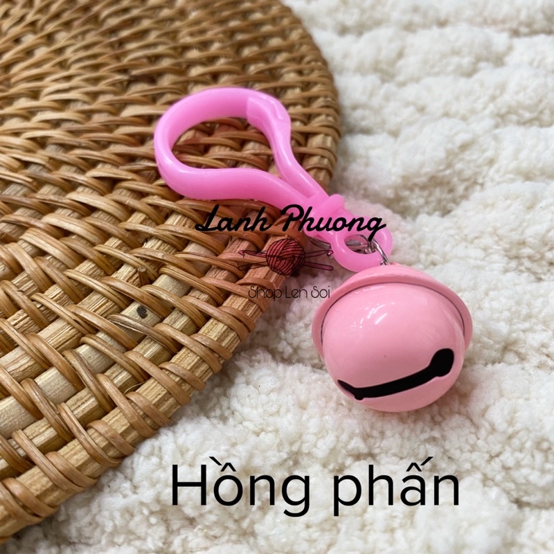 Móc Khoá Nhựa Viên Chuông Tròn (lẻ 1 cái)