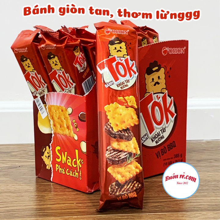 Bánh Tok khoai tây nướng Orion (1 GÓI)  vị phô mai, vị bò nướng, vị tảo biển ngon nhức nách – Buôn Rẻ 01198