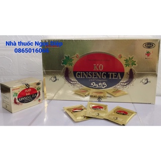 Trà Chè Sâm Cao Cấp KO GINSENG TEA ( hộp 100 gói x 3g )