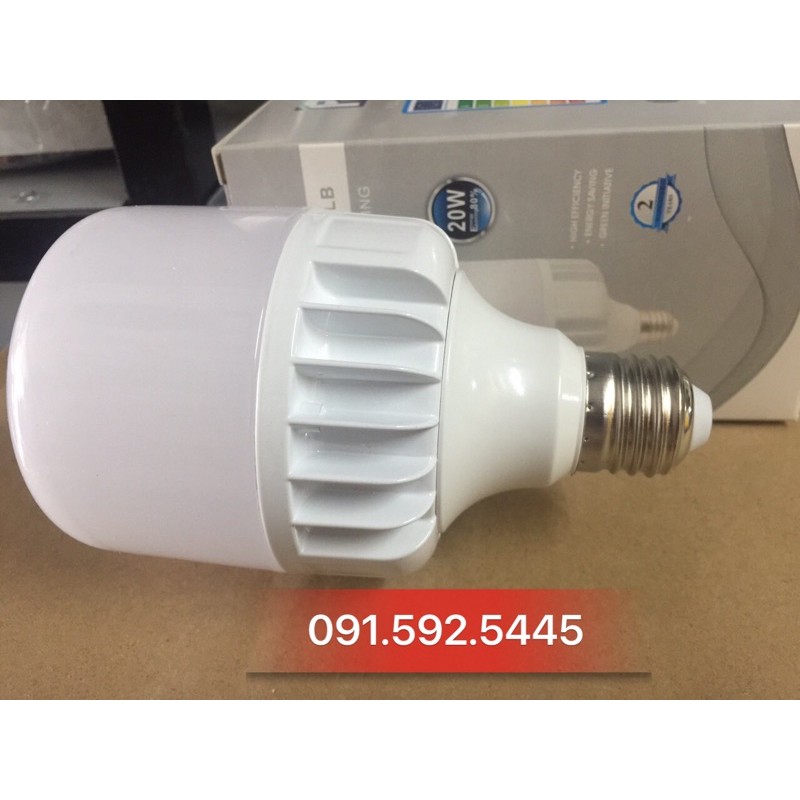 Bóng Đèn Led Tròn Buld Trụ E27 Đế Nhôm Tản Nhiệt Cao Cấp (50w, 40W, 30w, 20w) Siêu Sáng. Bảo Hành 2 năm