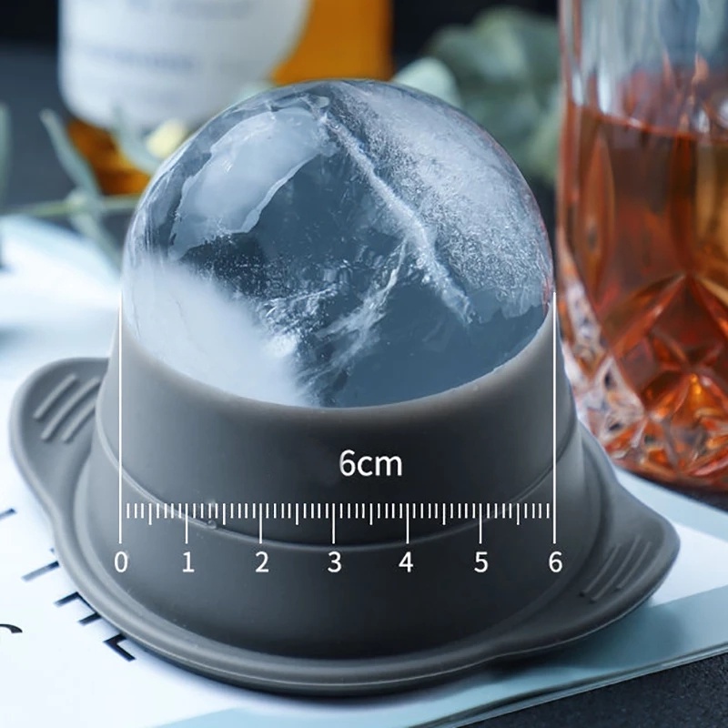 Khuôn Silicon làm đá viên hình cầu 3D đa năng tiện lợi