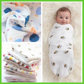 Khăn xô đa năng, quấn bé sơ sinh 2 lớp 1m2x1m2 hàng đẹp - K7
