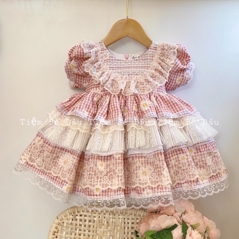 Váy công chúa bé gái - váy lolita phồng xoè bé gái