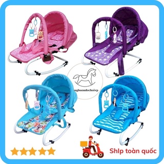 [ GIÁ RẺ ] Ghế rung nhún - Ghế nằm có đồ chơi cho bé