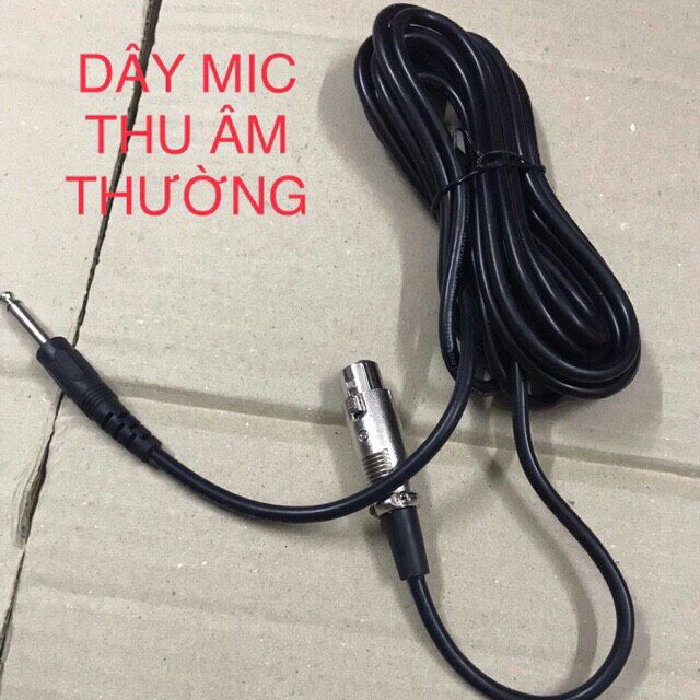 Dây mic thu âm chân 6.5mm 3m 5m