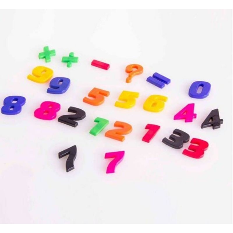 Bộ số nam châm giúp các con nhận biết số và học làm phép tính
