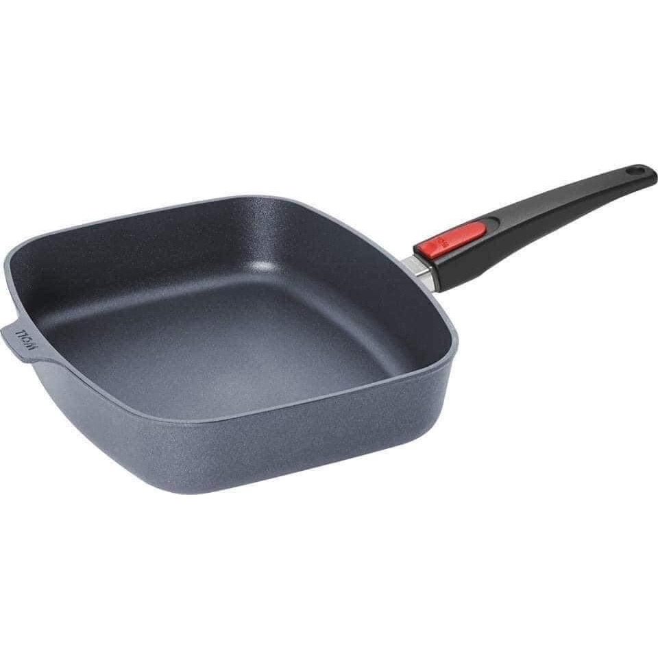 Chảo Vuông Woll Diamond Lite Pans Rectangular 30 x 26cm kèm vung kính (Made in Germany)