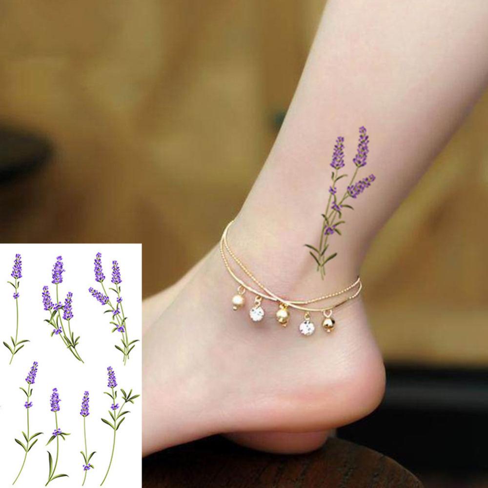Sticker Dán Hình Xăm Tạm Thời Họa Tiết Động Vật Trắng Đen Chống Thấm Nước Lâu Trôi P3V6