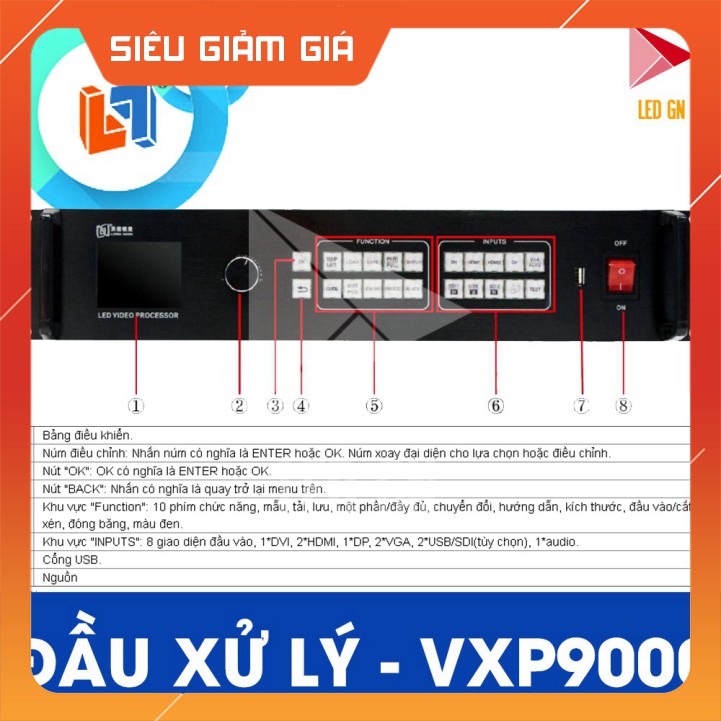 FLASH SALE Đầu Xử Lý Hình Ảnh VXP9000 Chưa Có Đánh Giá HOT