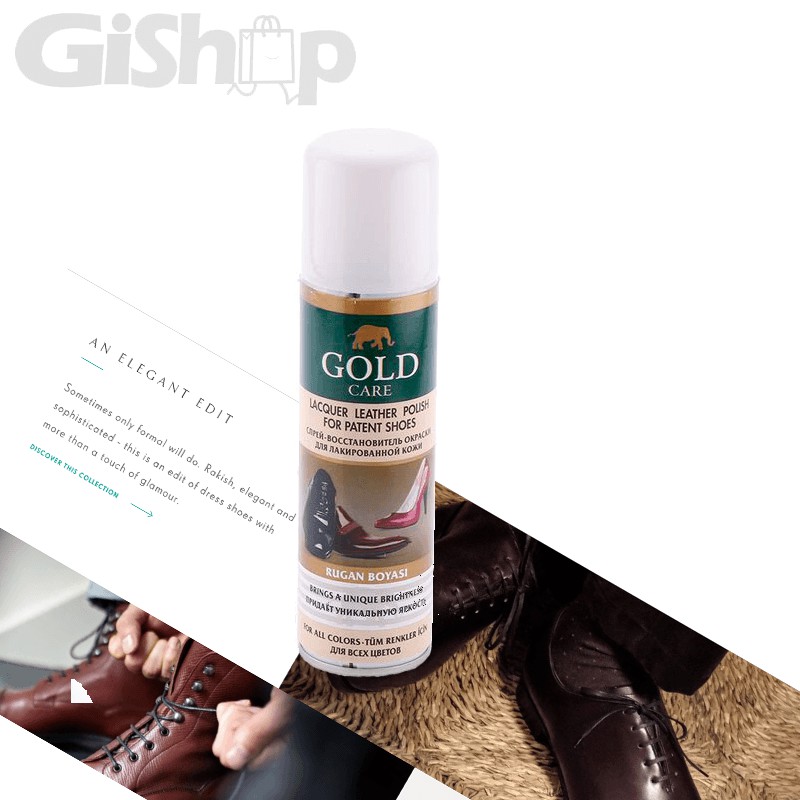 Chai Xịt Phủ Bóng Da, Giày GoldCare GC3006