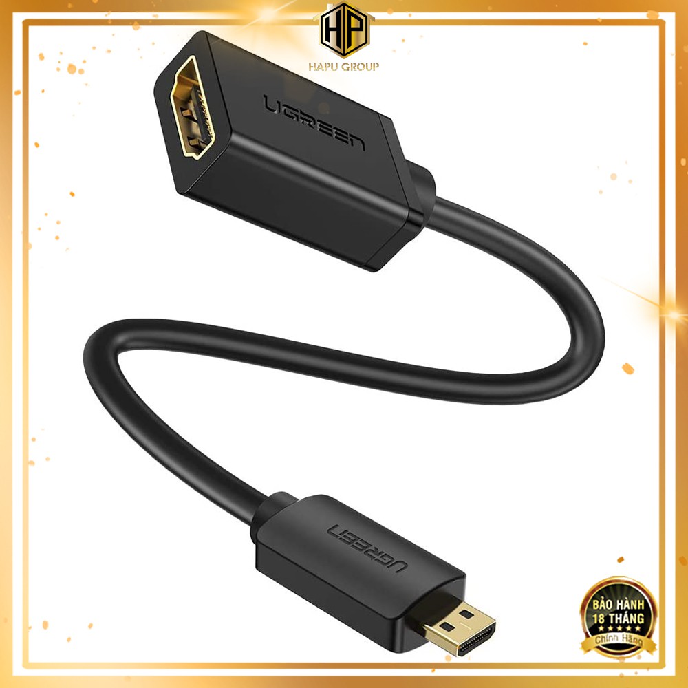 Cáp chuyển đổi tín hiệu Micro HDMI ra HDMI Ugreen 20134 chính hãng - Hapugroup