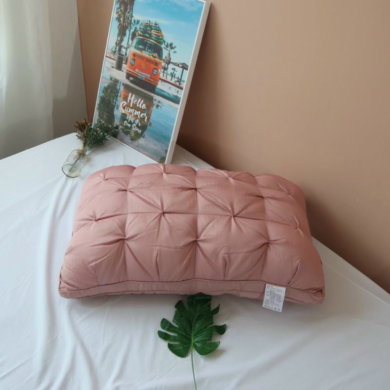 Ruột Gối nằm, 2 ruột gối  bông dúm lông vũ cao cấp (Hàng chuẩn loại 1) kích thước 48x74cm